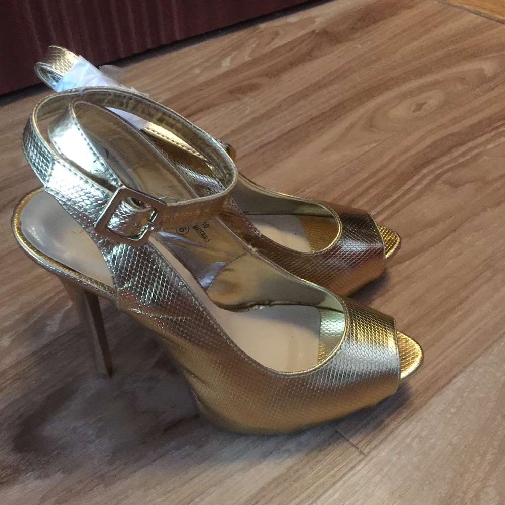 Gold Stilettos